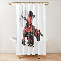 Karlach Baldur's Gate 3 Shower Curtain