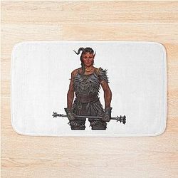 Karlach Baldur's Gate 3 Bath Mat