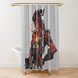 Baldur's Gate 3 Karlach Shower Curtain