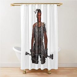 Karlach Baldur's Gate 3 Shower Curtain