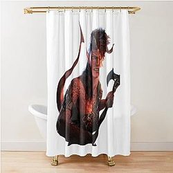 Karlach Baldur's Gate 3 Shower Curtain