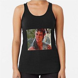 Karlach the Tiefling Barbarian Adventurer Racerback Tank Top