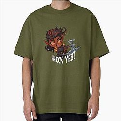 Heck Yes Chibi Karlach Oversized T-Shirt