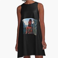Karlach the Tiefling Barbarian Adventurer Dress