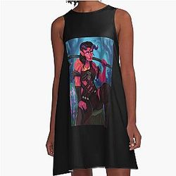 Karlach A-Line Dress