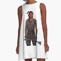 Karlach Baldur's Gate 3 A-Line Dress