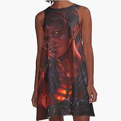 Karlach - Baldur's Gate 3 A-Line Dress