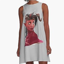 Karlach - Baldur's Gate 3 A Line Dress