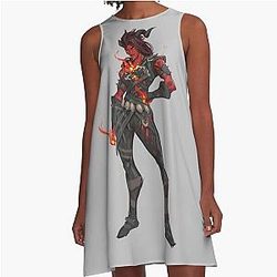 Karlach - Baldur's Gate III A-Line Dress