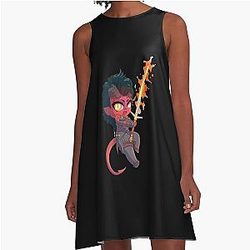 Chibi Karlach A Line Dress