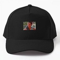 Karlach the Tiefling Barbarian Adventurer in a Baseball Cap