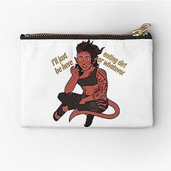 Karlach Baldur's Gate 3 - Eating Dirt Zip Pouch