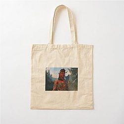 Karlach the Tiefling Barbarian Adventurer Cotton Tote Bag
