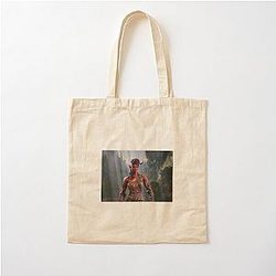 Karlach the Tiefling Barbarian Adventurer With Broken Horn Cotton Tote Bag