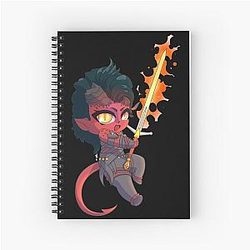 Chibi Karlach Spiral Notebook