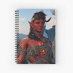 Karlach the Tiefling Barbarian Notebook