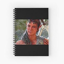 Karlach the Tiefling Barbarian Adventurer Notebook