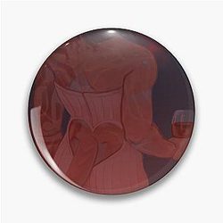 Karlach in a heart dress - Pin