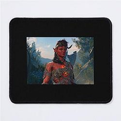 Karlach the Tiefling Barbarian Mouse Pad