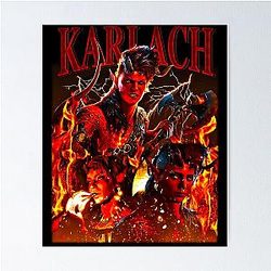 Karlach Barbarian Poster