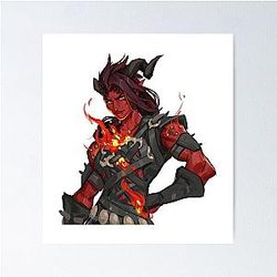 Karlach Baldur's Gate 3 Poster