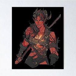 Karlach Baldur's Gate III Character Poster