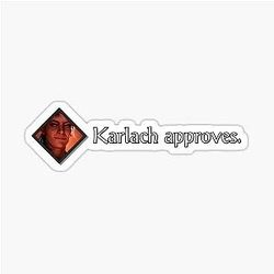 Karlach Approves Sticker