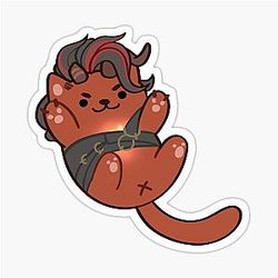 Karlach Cat - Baldur's Gate 3 Sticker
