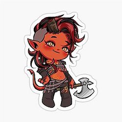 Karlach Chibi Sticker