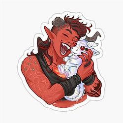Cartoon Karlach Sticker