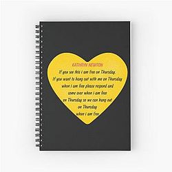 Kathryn Newton T-Shirt Sticker Spiral Notebook
