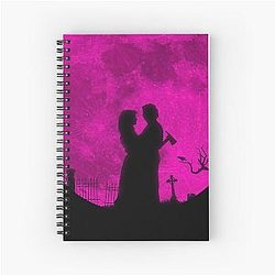 Carla Gugino Kathryn Newton Cole Sprouse Lisa Frankenstein Spiral Notebook