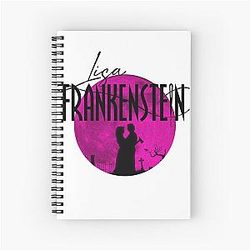 Lisa Frankenstein movie Carla Gugino Kathryn Newton Cole Sprouse Spiral Notebook
