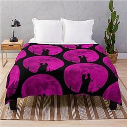Carla Gugino Kathryn Newton Cole Sprouse Lisa Frankenstein movie throw blanket