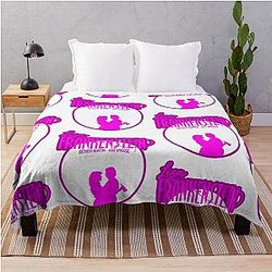Carla Gugino Kathryn Newton Cole Sprouse Lisa Frankenstein movie Throw Blanket