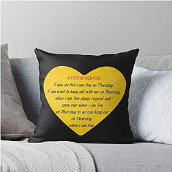 Kathryn Newton Throw Pillow