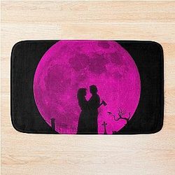 Carla Gugino Kathryn Newton Cole Sprouse Lisa Frankenstein movie Bath Mat