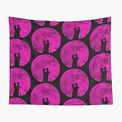 Carla Gugino, Kathryn Newton, Cole Sprouse, Lisa Frankenstein Movie Tapestry