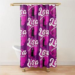 Lisa Frankenstein: A Graphic Tribute to Carla Gugino Kathryn Newton Cole Sprouse Lisa Frankenstein movie Shower Curtain