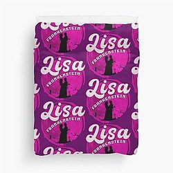 Lisa Frankenstein: A Graphic Tribute to an All-Star Cast Featuring Carla Gugino, Kathryn Newton and Cole Sprouse featuring a Duvet Cover