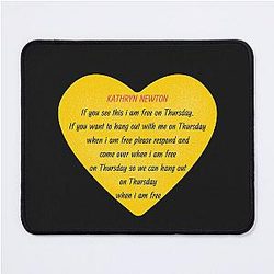 Kathryn Newton T-Shirt and Sticker Mouse Pad