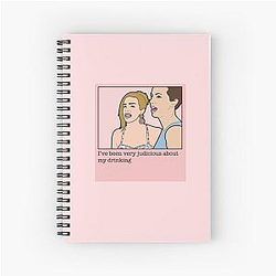 Katie Maloney Judicious Tequila Pump Rules Reunion Quotes Funny Spiral Notebook