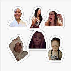 Meme's eye - KATSEYE funny sticker pack
