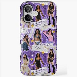 Collage design inspired by the group Katseye iPhone case