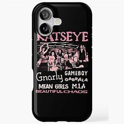 Katseye The Beautiful Chaos Tour Kids Gifts for Teen Boy Kid Toddler & Youth Kid Katseye Concert iPhone Tough Case