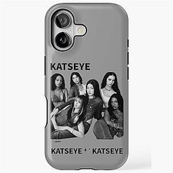 Katseye B&W Collage iPhone Tough Case