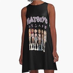 Katseye - Beautiful Chaos World Tour Gnarly Soft is Strong A-Line Dress
