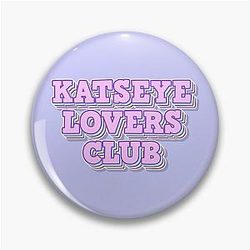 KATSEYE Club Typography Design Pin
