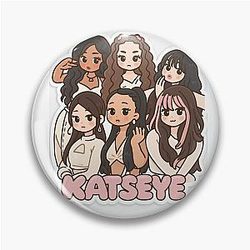 KATSEYE Kawaii Sticker Pin