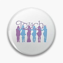 Silhouette design inspired by Katseye group in Touch era Pin